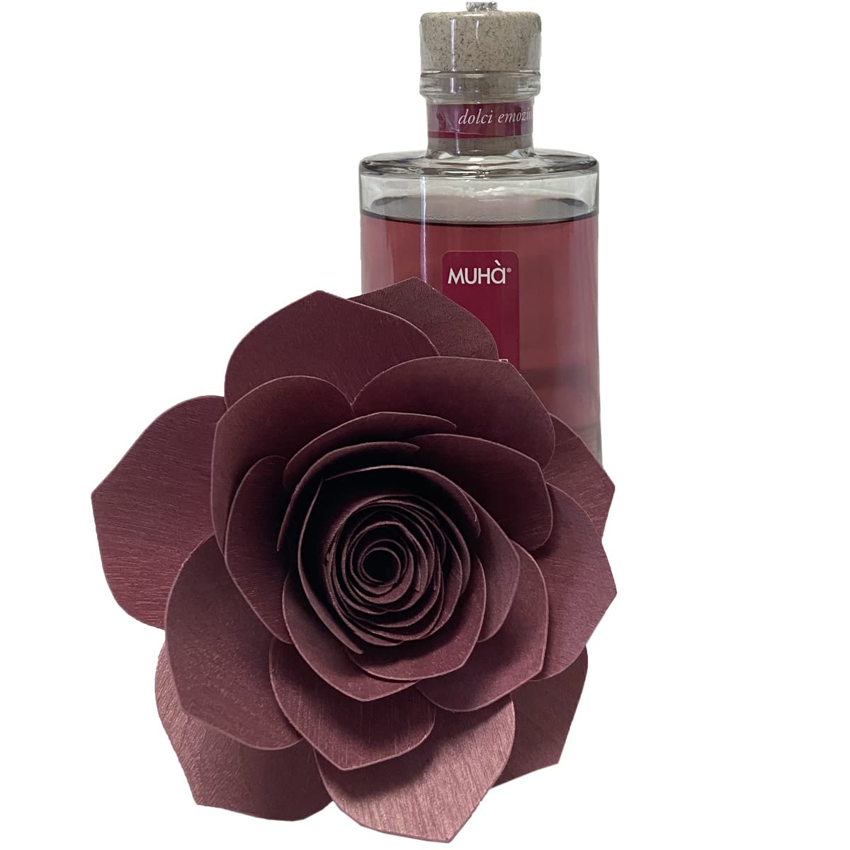 Byour3- Profumatore per Ambienti con Bastoncino in Legno di Betulla Diffusore Essenza Profumo Elegante Fragranza A Lunga Durata Casa Bagno Ufficio Armadio (Rose Dolci Emozioni, 200 ml)