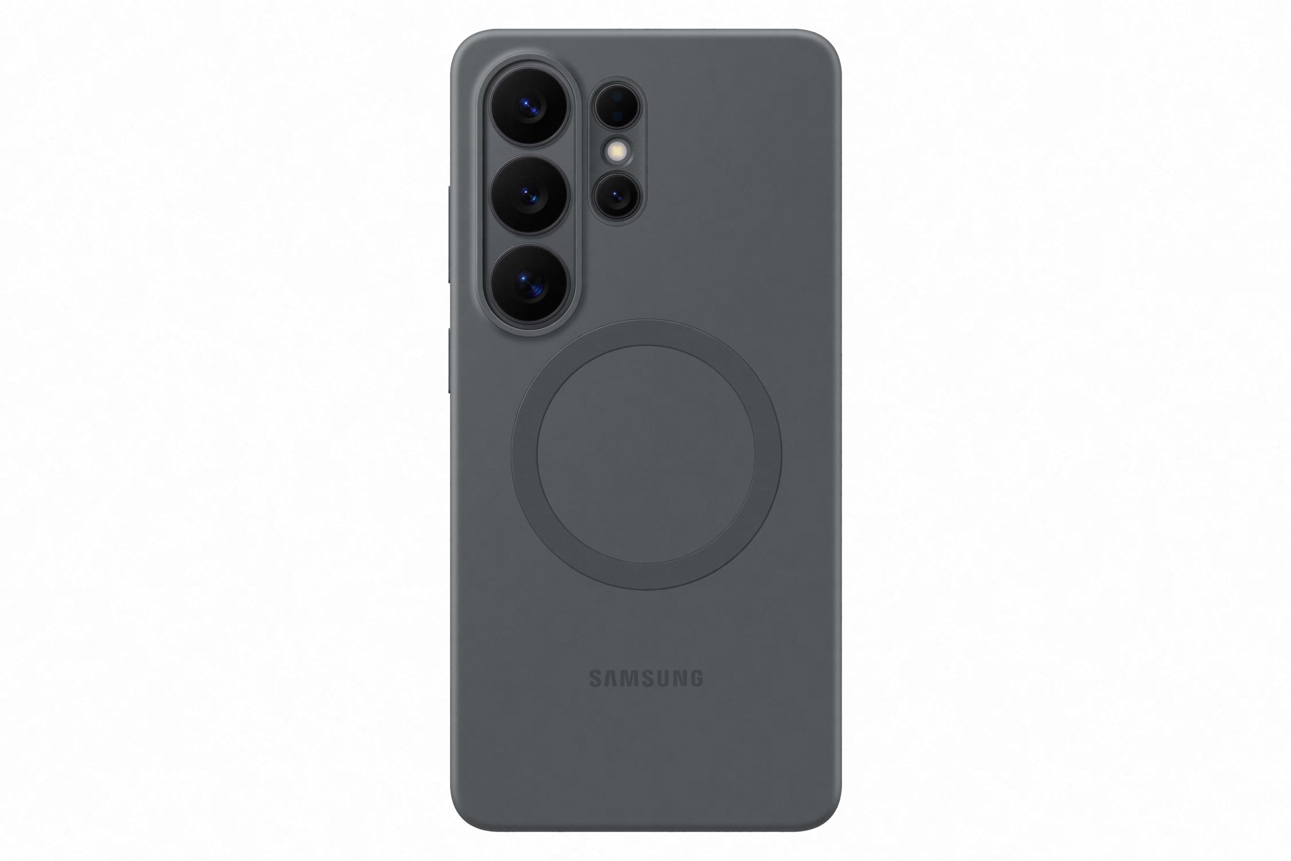 Samsung Silicone Magnet Smartphone Case EF-ES948, Hülle für das Galaxy S26 Ultra, Handy-Hülle mit Magnetring zur Anbringung von Zubehör, Silikon, Schutz Case, stoßfest, dünn und griffig, Black
