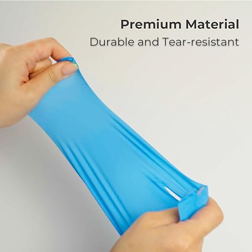 Miniatura 2 de Karat Grande - 1,000 unidades Guantes desechables de vinilo transparente, sin polvo, gran ajuste, resistentes al desgarro para usos múltiples