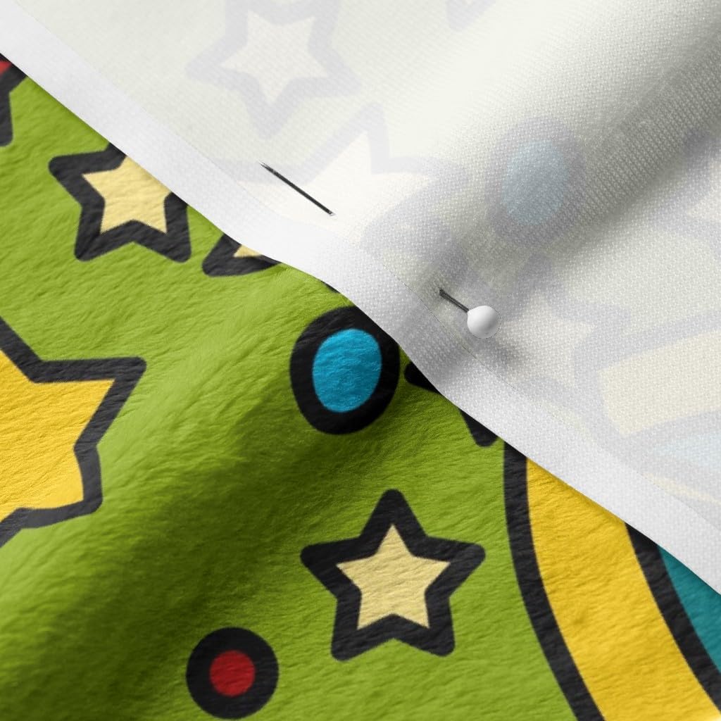 Spoonflower Fabric - Summer Retro Groovy Psychedelic Funky Printed on Minky Fabric by The Yard - Sewing Baby Blankets Quilt Backing Plush