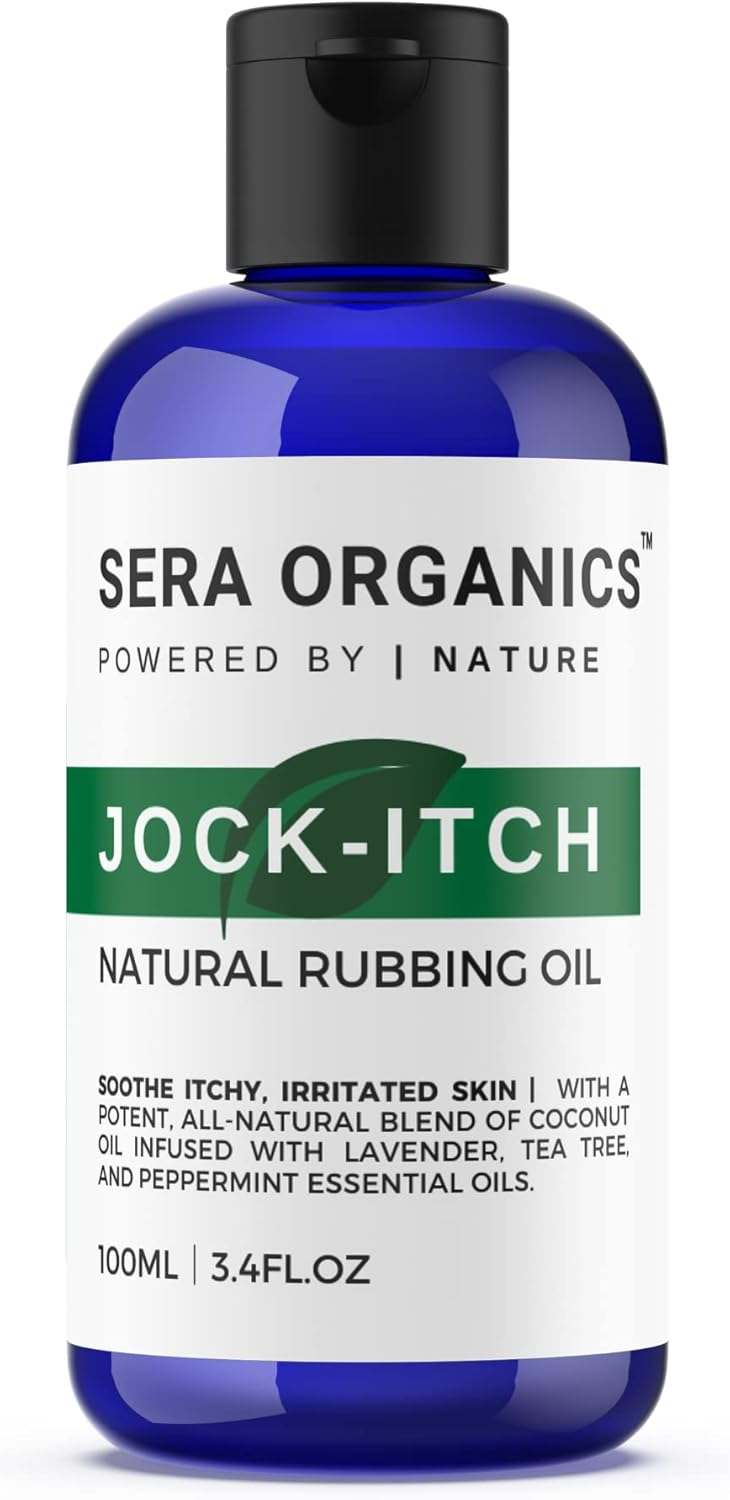 Jock Itch Treatment Oil Blend for Men & Women, All Natural Antifungal