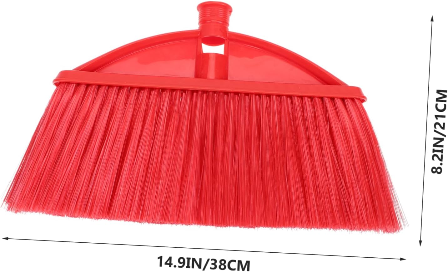 Plastic Replaceable Broom Head for Kitchen Cleaning Heavy-Duty Sweeper Accessory for Home and Office Compatible Most Household Brooms