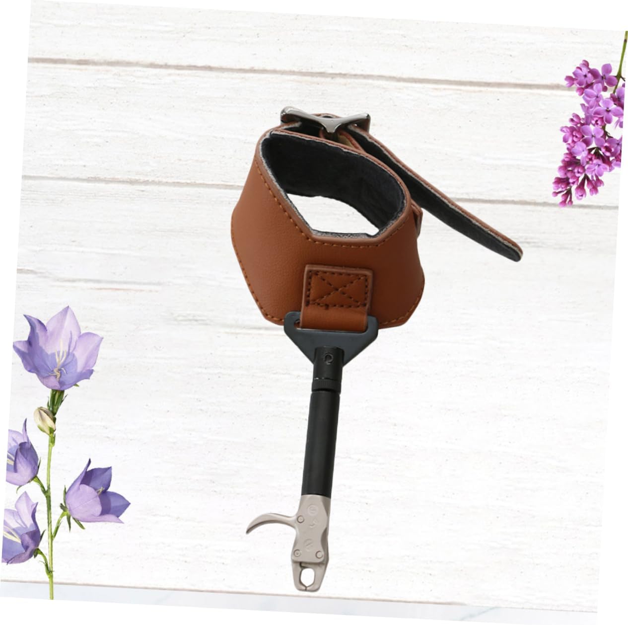 SUPVOX Arrow Caliper Release Aid Accessory Wristband for Bow Arrow Use Fit for All Wrist Material for Beginners Experienced Brown