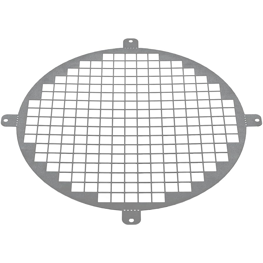 Repa Market 8" X 8" Inch Galvanized Steel Rectangular Crawl Space Vent Grid - Inlet Outlet