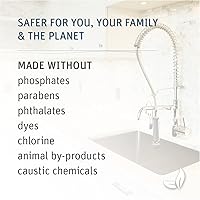 Vista 6 de Grab Green Detergente automático para lavavajillas en polvo 3.17 libras, 80 cargas, sin fragancia, a base de plantas y minerales, limpieza superior