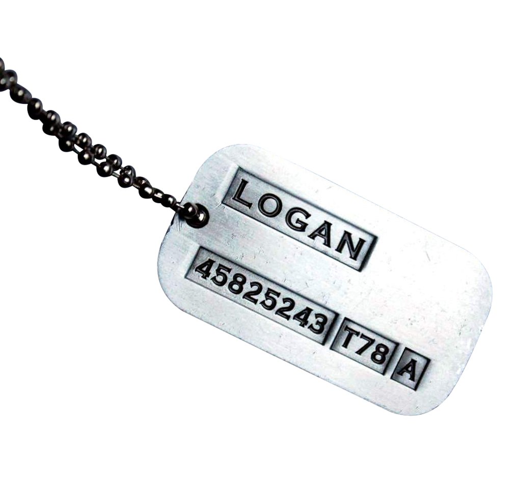 Amazon.com: Tojwi Male Cool Kpop X-Men Wolverine Necklace Vintage Weapon-X  Dog Tags Pendant - Fashion Design : Sports & Outdoors