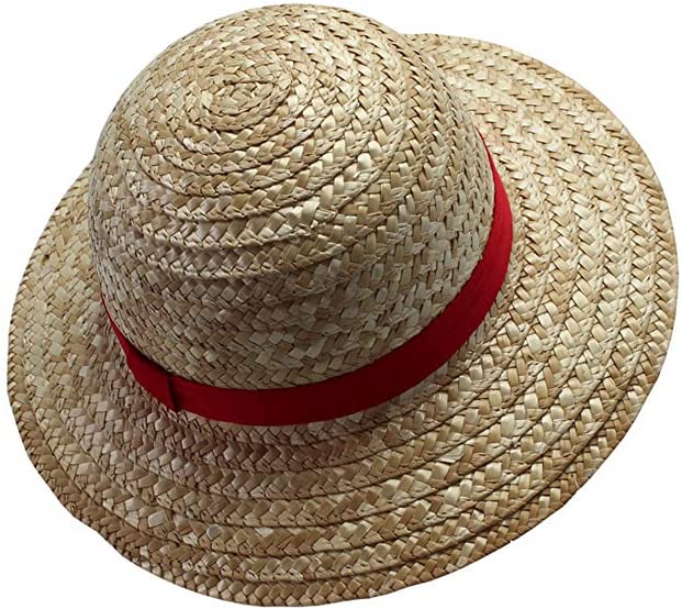 Generico KRAJA - Gorro de paja The Monkey D. LUFFY RUBBER Cosplay talla única para adultos