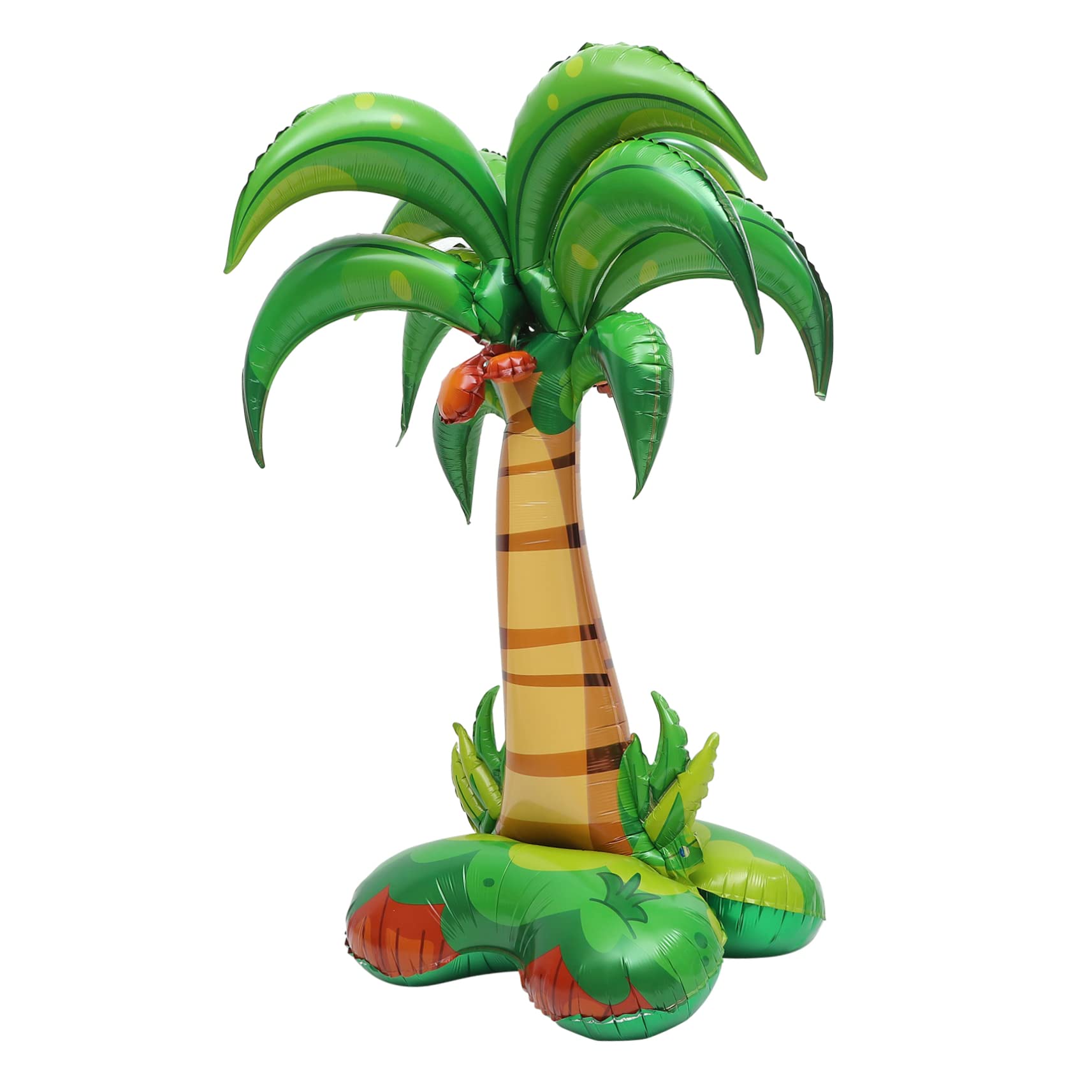 YARNOW 3 Decorativo Palma Cocco Alluminio per Feste Hawaiane e Compleanni Resistente e Gonfiabile per e Party Estivi