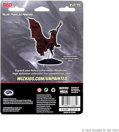 Miniatura 2 de Las maravillosas miniaturas de D&D Nolzur Joven dragón de cobre