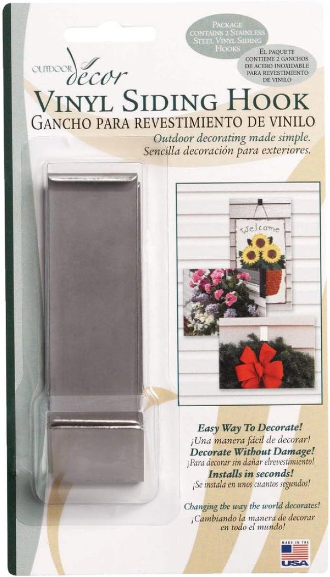 Christmas Mountain VSH05 Vinyl Siding Hook For Outdoor Decorations