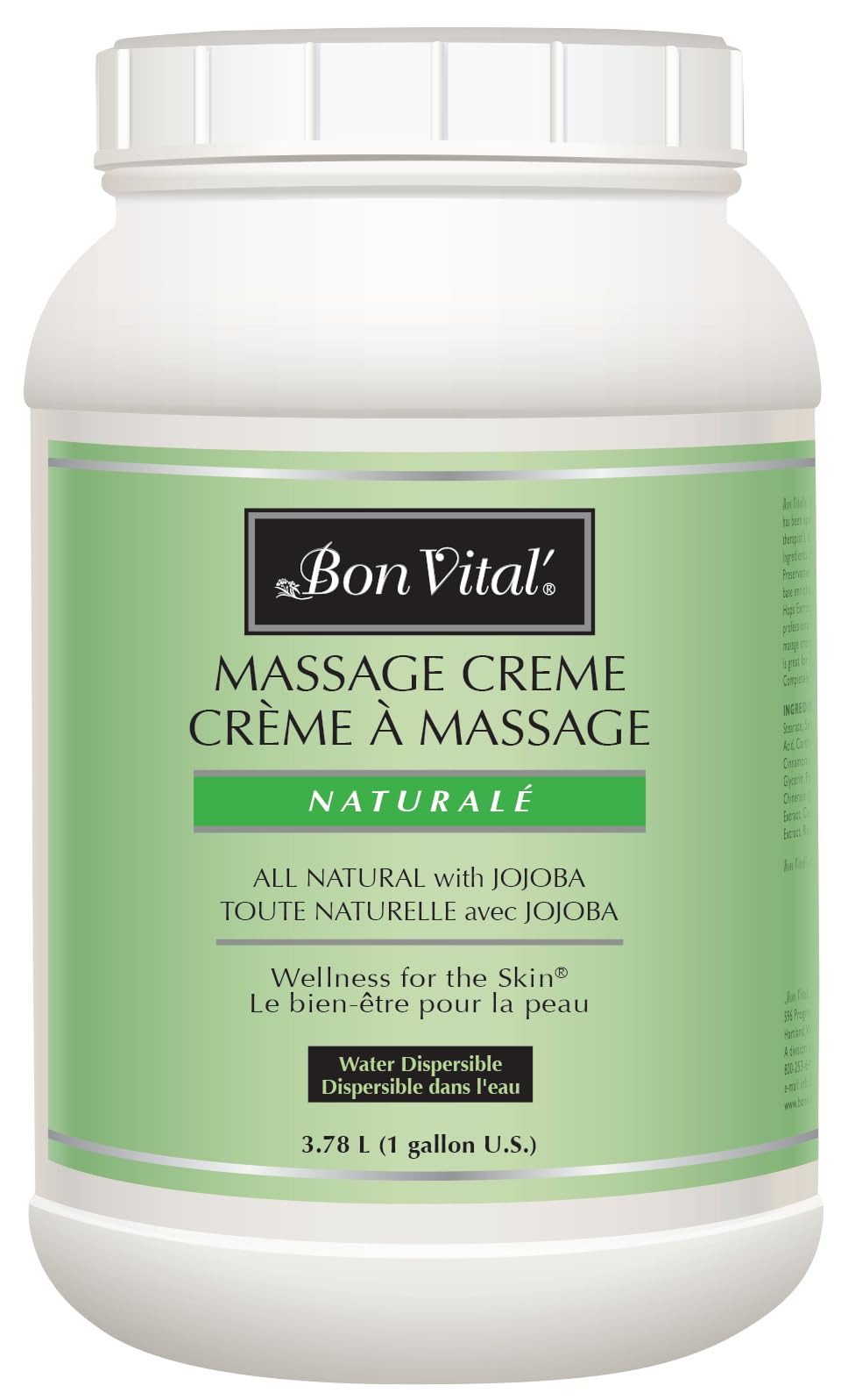 Bon Vital Naturale, Crème, 1 Gallon