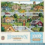 MasterPieces Hometown Gallery Bungalowville Busy Streets Jigsaw Puzzle by Art Poulin, 1000-Piece