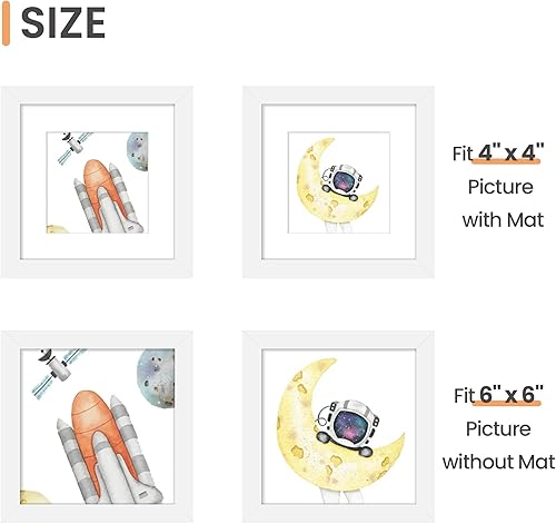 Vista 59 de upsimples - Marco para fotos por 3 unidades. Negro