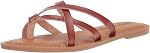 Amazon Essentials womens Strappy Slide Flat Sandal Sandal