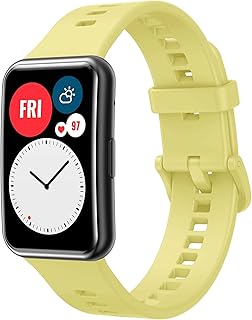 Generic Strap Replacement for Huawei Watch Fit - Yellow