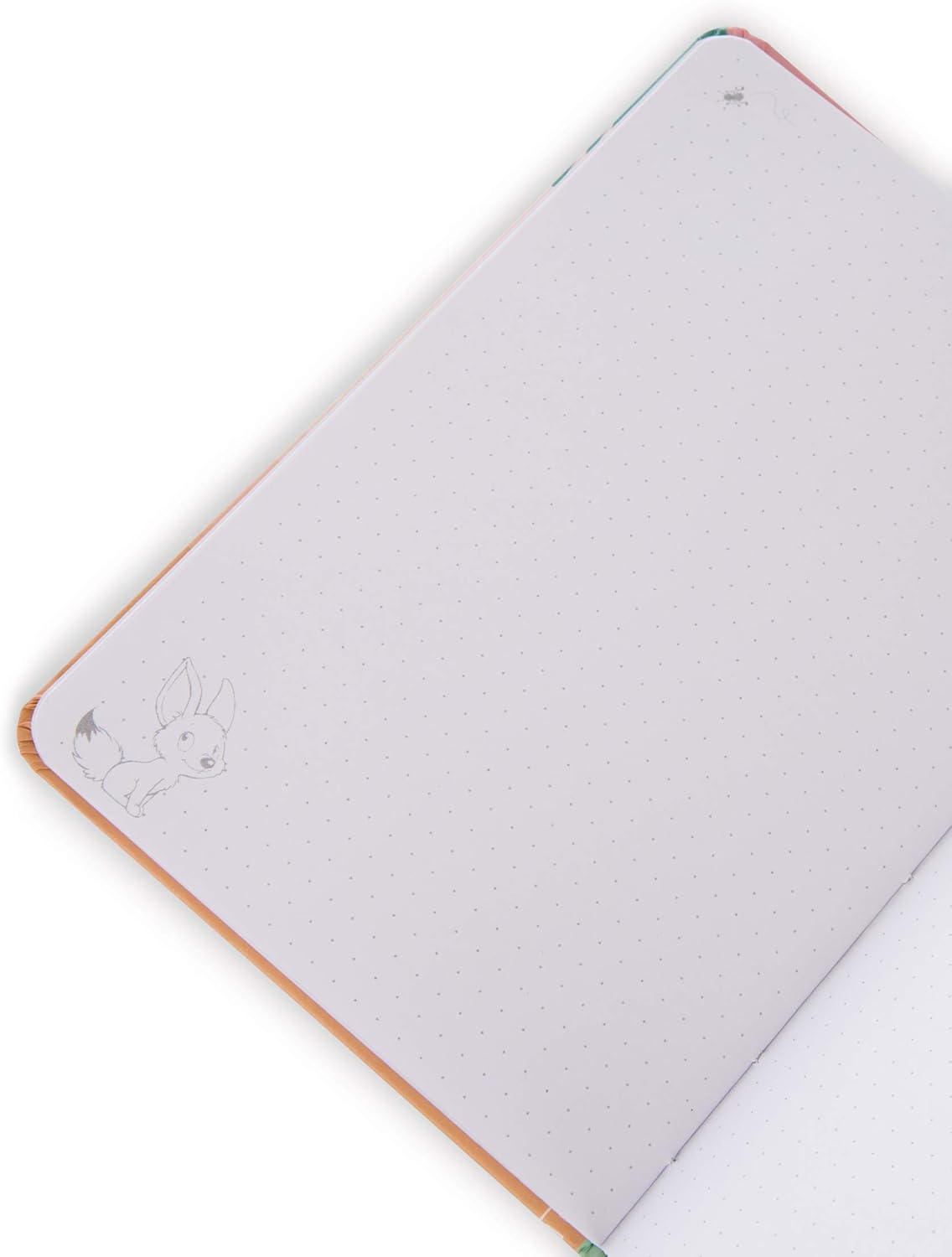 Nici 45277 Notebook DIN A5 with Clip Motive Fennec Fehmi, Pink/Beige