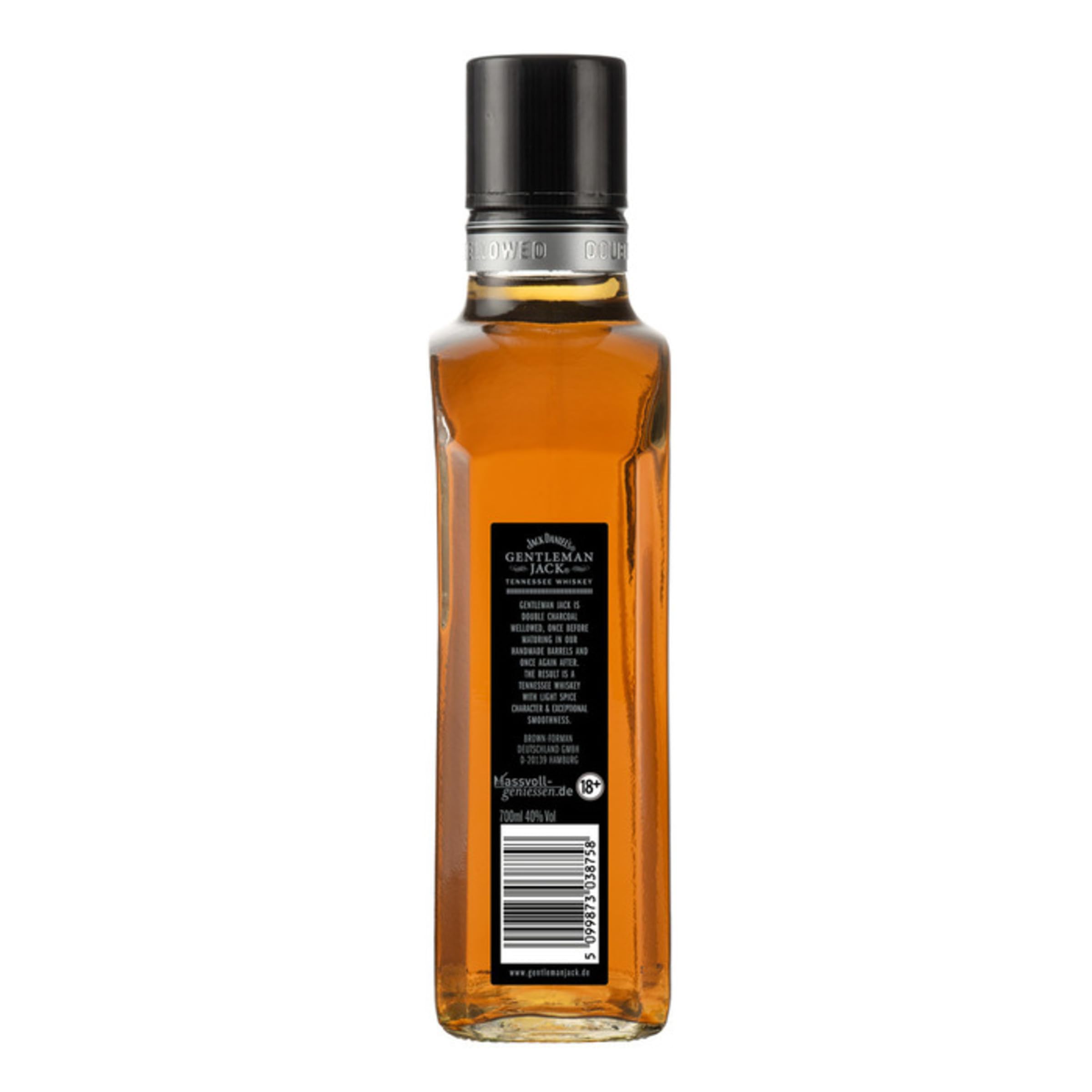 Jack Daniel's Gentleman Jack - Tennessee Whiskey -‎ Ein hochwertiges Geschenk - Ein Mix aus Karamell, Minze und dunklen, reifen Äpfeln - 0.7L/40% Vol.