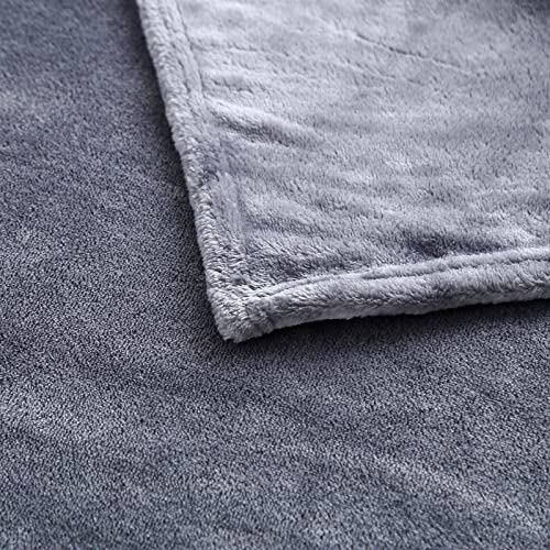 Throw Blanket, 60 * 79 Inch Soft Microfiber Polyester Cozy Lightweight Plush Skin-Friendly Fleece Blanket,All Seasons Universal Breathable Warm Blanket Couch Blanket for Sofa Bed Take a Nap,Black - image 8
