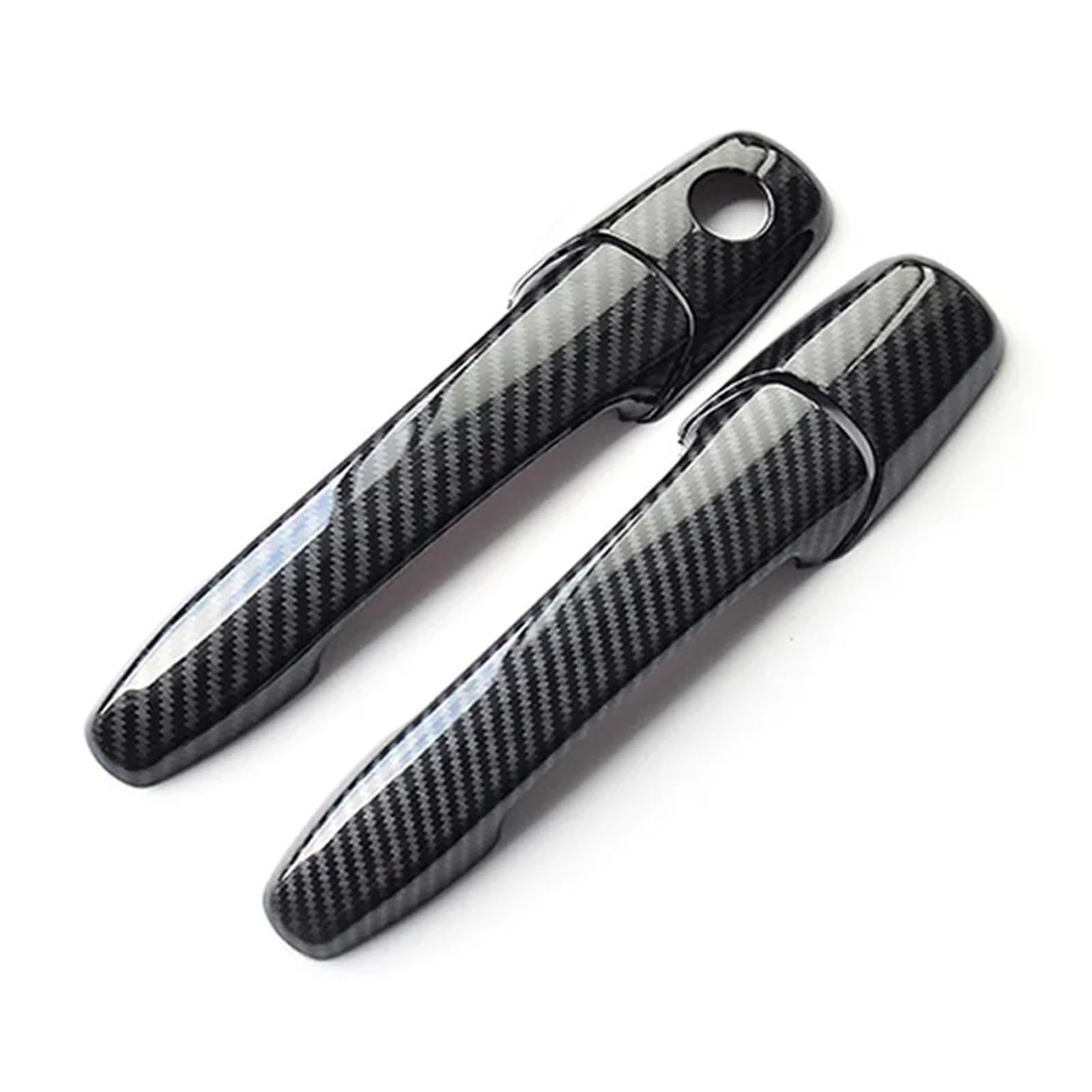 Aiwejdf 2 1Hole Carbon Fiber Exterior Door Handle Hinge Repair Kit Fit For Mazda Cx9 2008-2014 Door Bowl Handle Decorative Scratch-Proof Modification Accessories(2 1Hole Carbon Fiber)