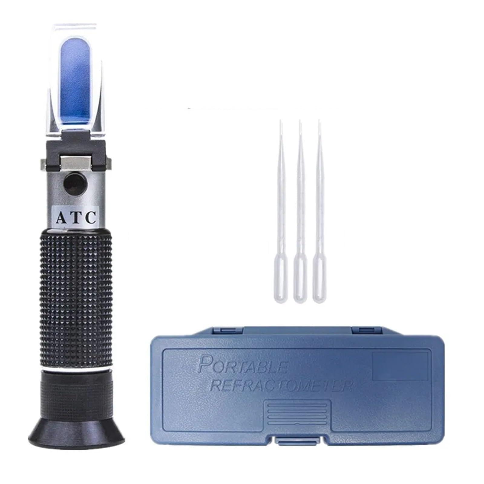 JVDDI Refractometer ATC Refractometer Antifreeze Freezing Point Coolant Tester Adblue Concentration Ethylene Glycol Car Battery