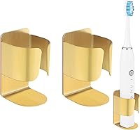 Vista 1 de Soporte de pared para cepillo de dientes eléctrico, organizador de baño autoadhesivo de acero inoxidable 304 para cepillo de dientes eléctrico