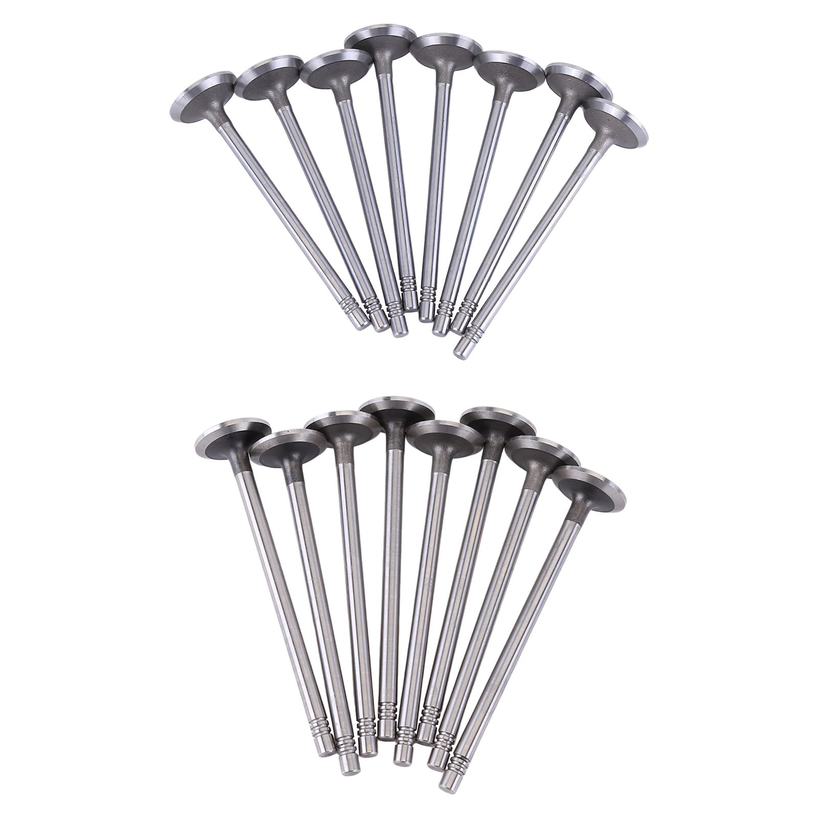 Set di 8 valvole di aspirazione e scarico per Nissan Juke Pulsar Qashqai II 1.2 DIG-T 1320100Q0M 1320200Q0N