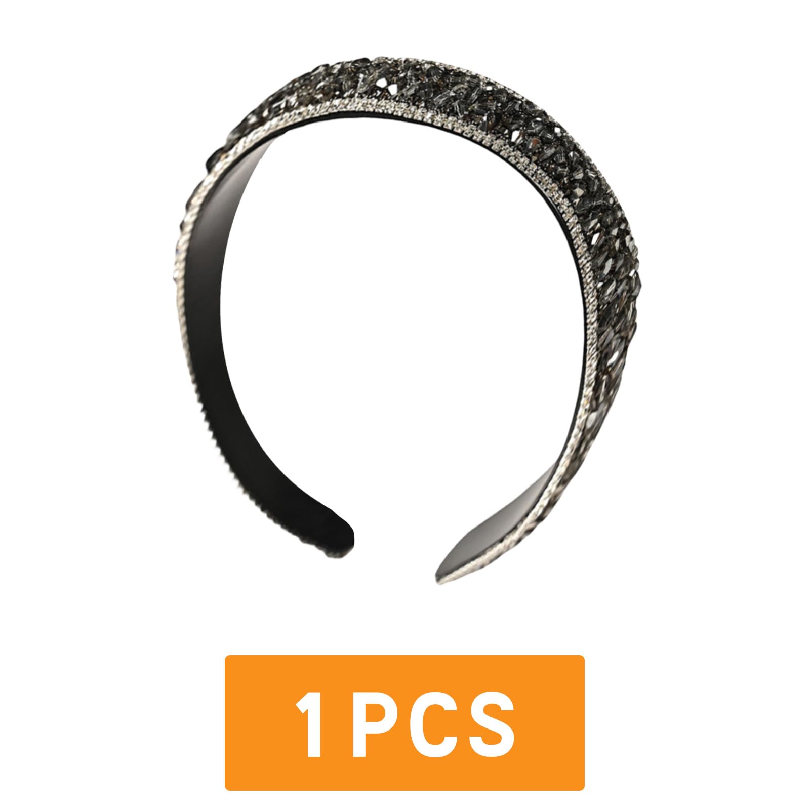 Wedding Guest Headband Rhinestone Headbands Hair Band Sparkly Head Bands Sparkle Glitter Bling Holiday Accessories 2216 - Image 2
