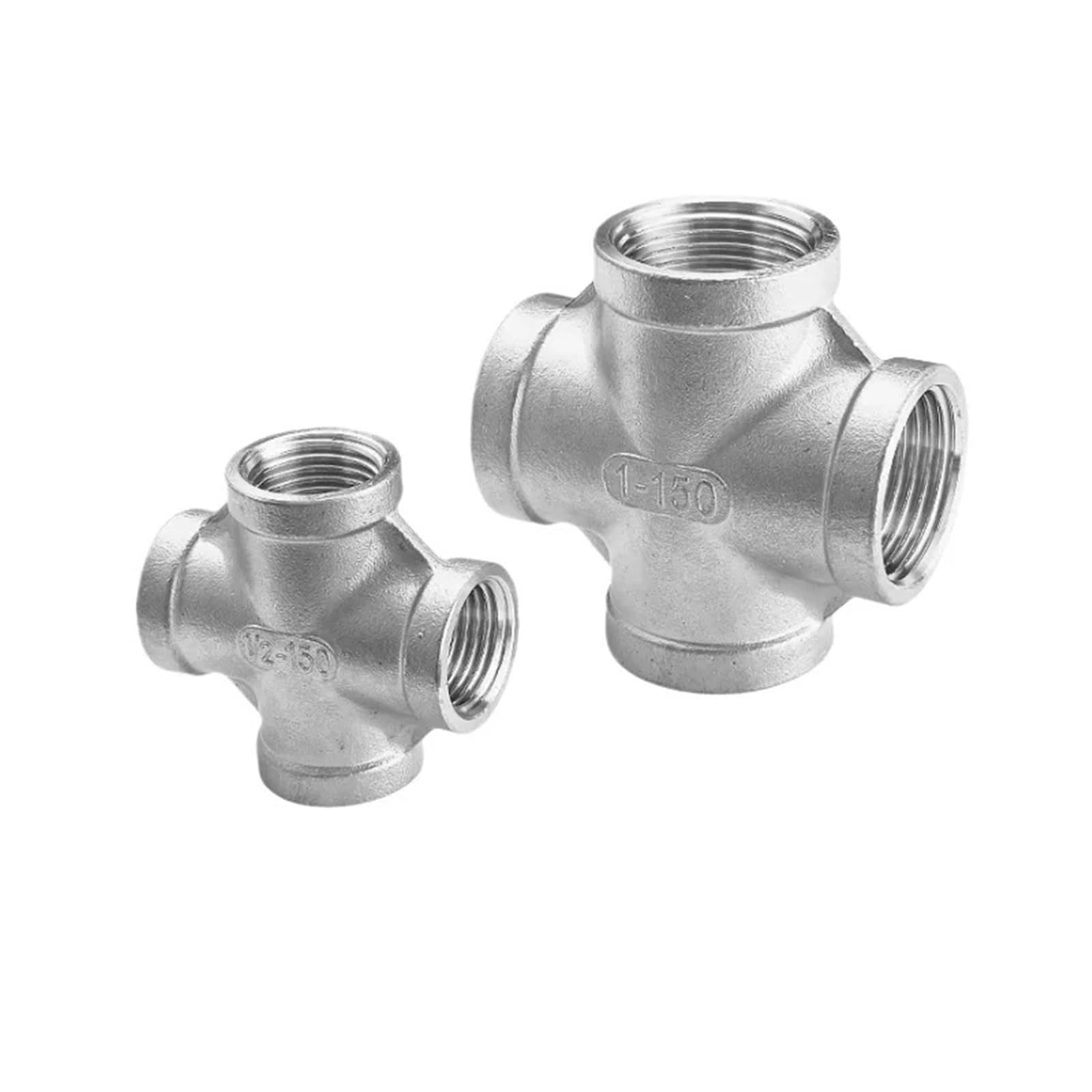 Connecteur femelle cruciforme en acier inox premium pour circuit fiable