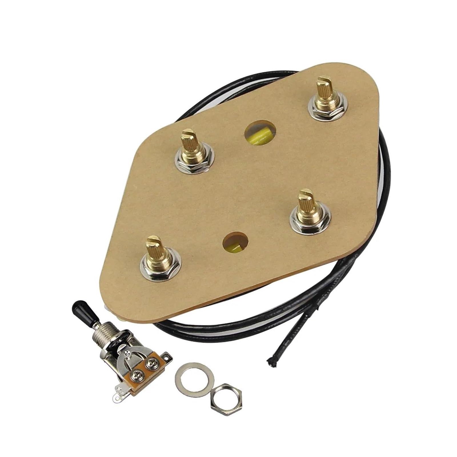 Potencjometr Gitarowy 2T2V 500K Z 3 Pozycyjnymi Akcesoriami Do Instrumentów