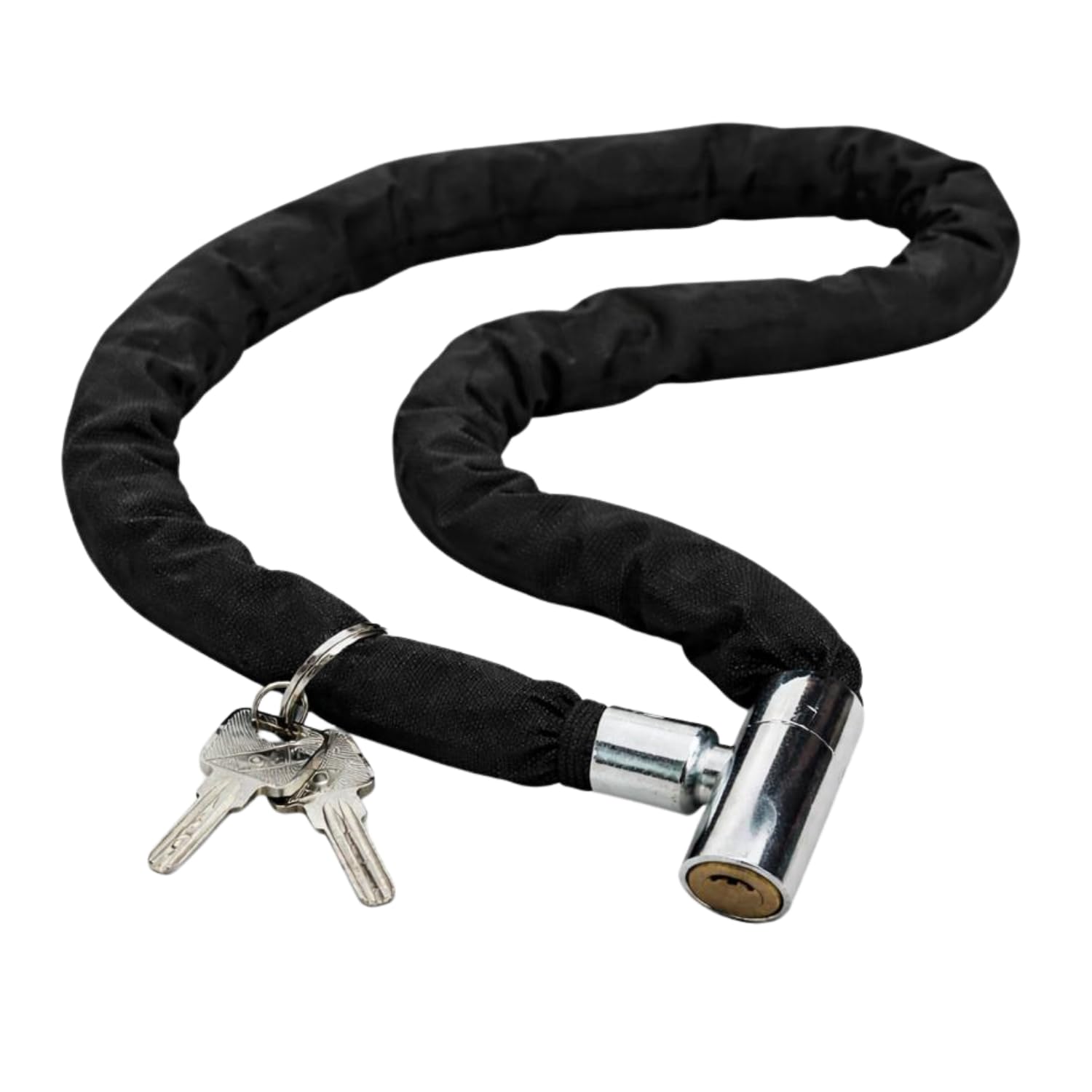 Heavy Duty Motorcycle Helmet Lock: High-Strength Manganese Steel Anti-Theft Chain Lock for Universal Use - Weather-Resistant, Scratch-Proof & Easy to Carry (Black)-image-39
