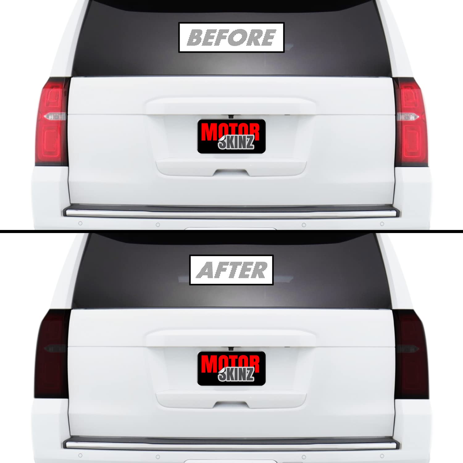 PreCut Vinyl Smoke Tint for 2015-2020 Chevy Tahoe Tail Light (20% Dark Smoke, 1. Tail Light)