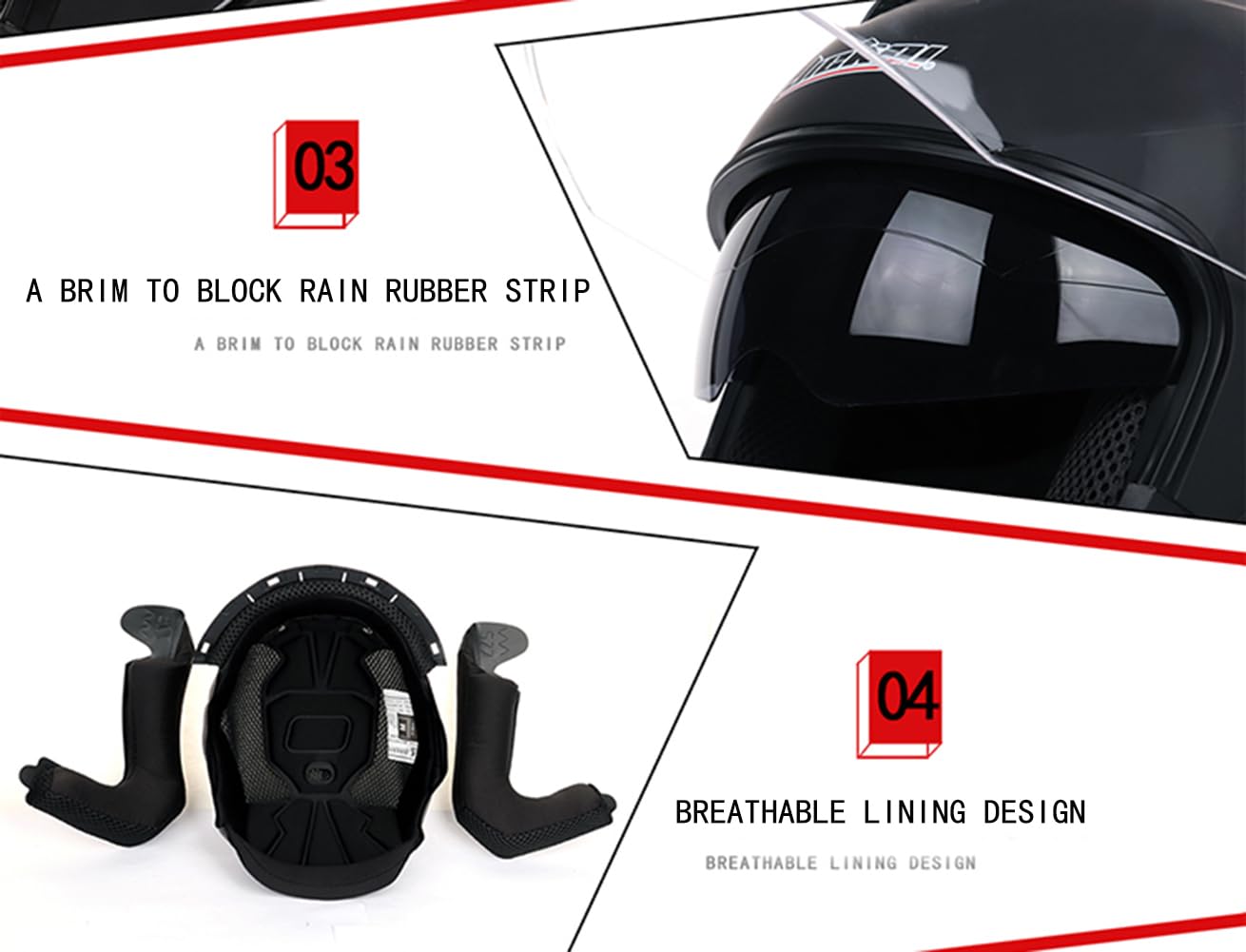 Halbhelme Gesicht Motorrad Helm ECE genehmigt halbe Casco Fit Männer Frauen ATV Moped Roller