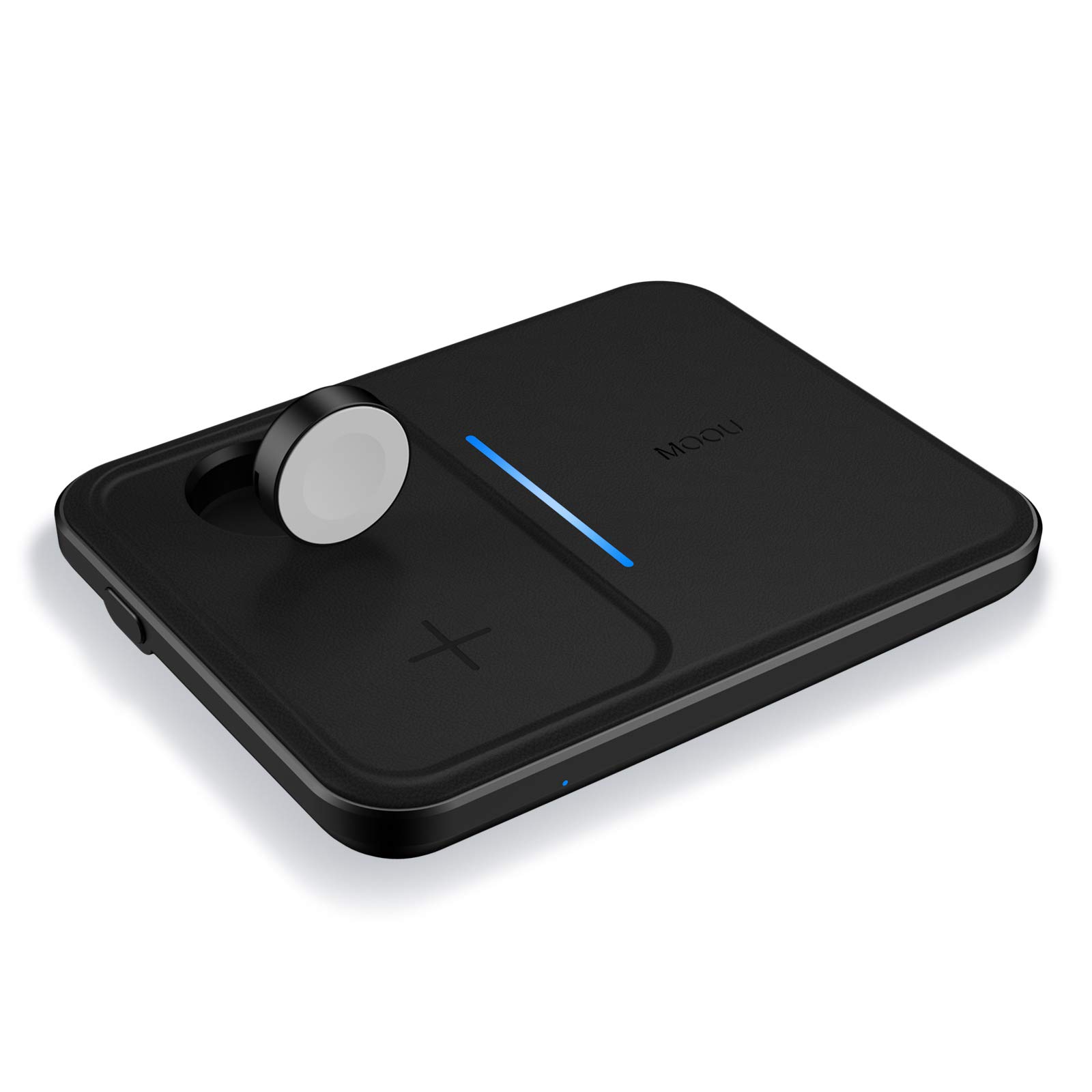 Wireless Charging Station for Apple Products with Power Adapter, 4 in 1 MFi Certified Charging Pad for Apple Watch, iPhone 13 13 Pro/12/11, AirPods Pro, iPad, iWatch Charging Module Included