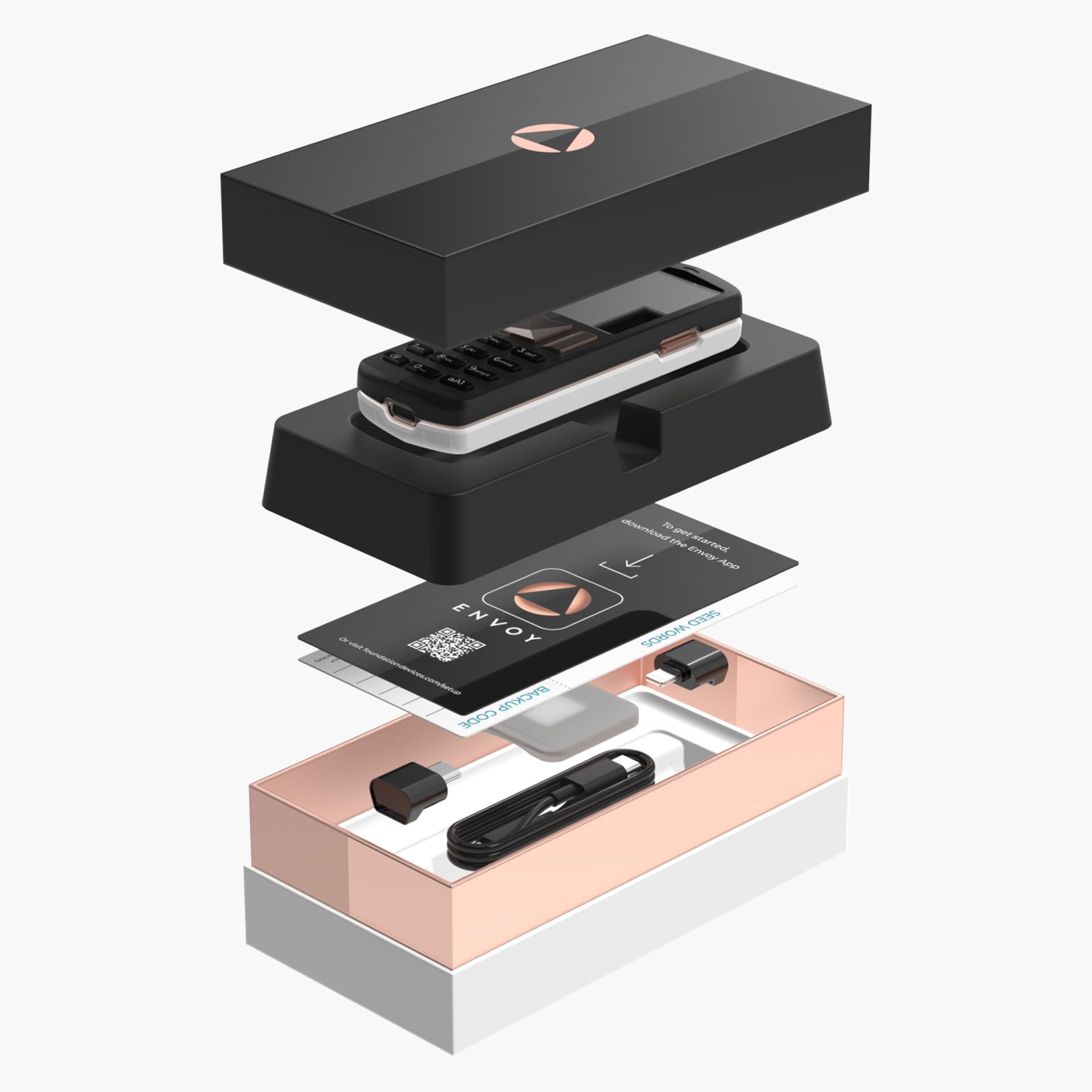 Passport – Carteira de hardware Bitcoin da Foundation – Código aberto,  airgapped com câmera e códigos QR, chip de segurança, tela IPS de alta  resolução, bateria recarregável, design premium : Amazon.com.br: Moda