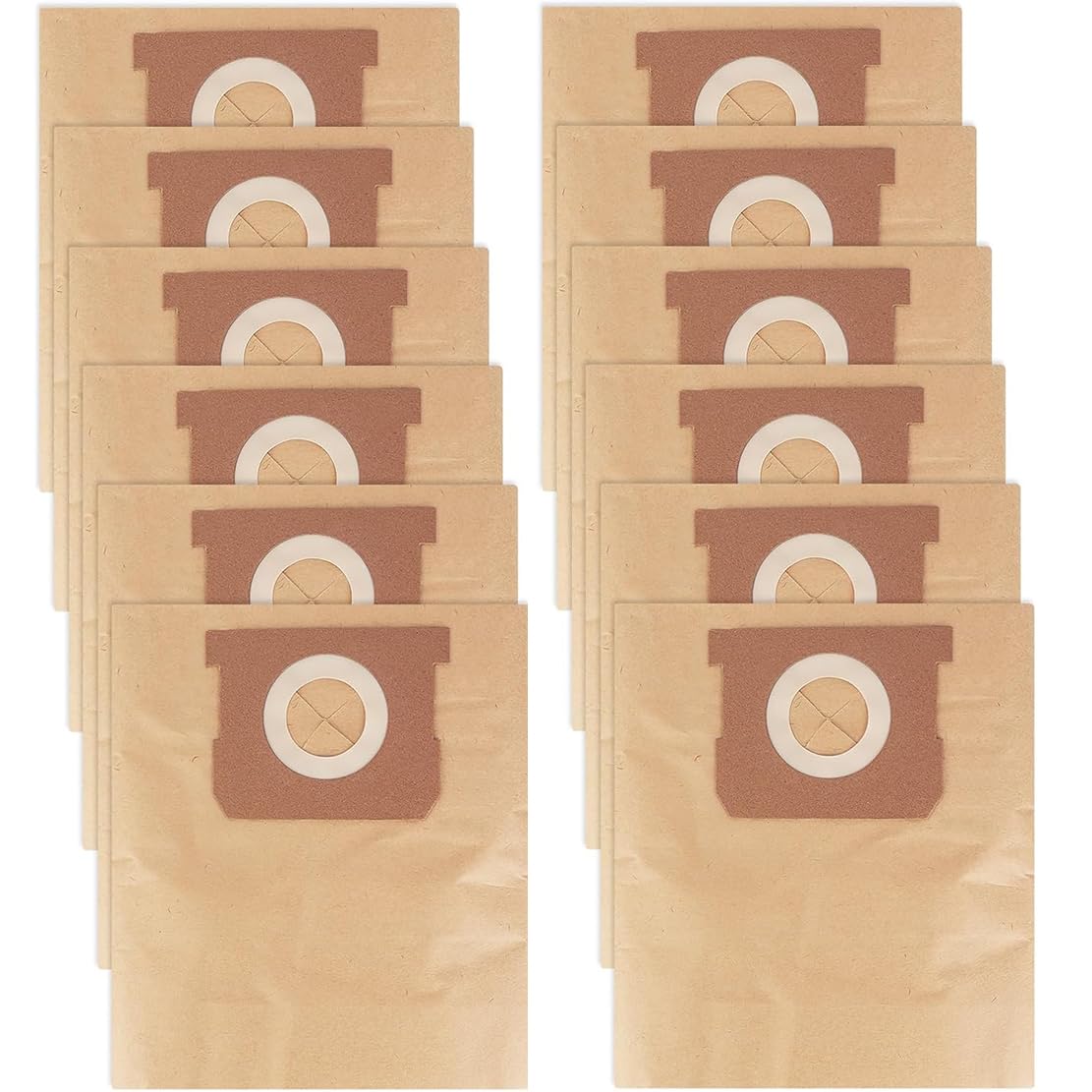 25-1238 Vacuum Bags for Stanley 4 Gallon Vacuum - 12 Pack Dust Bags for Stanley Vacuum Replace Part PCX18301-4B PCX18301-4C SL18301-3B SL18301-4B