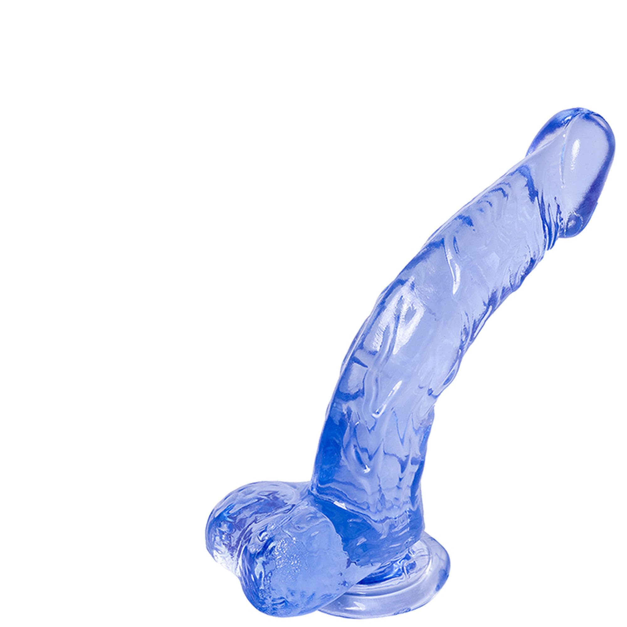Adam &amp; Eve Cool Curve Jelly Prostate Massager, Multi Speed Design, 8"