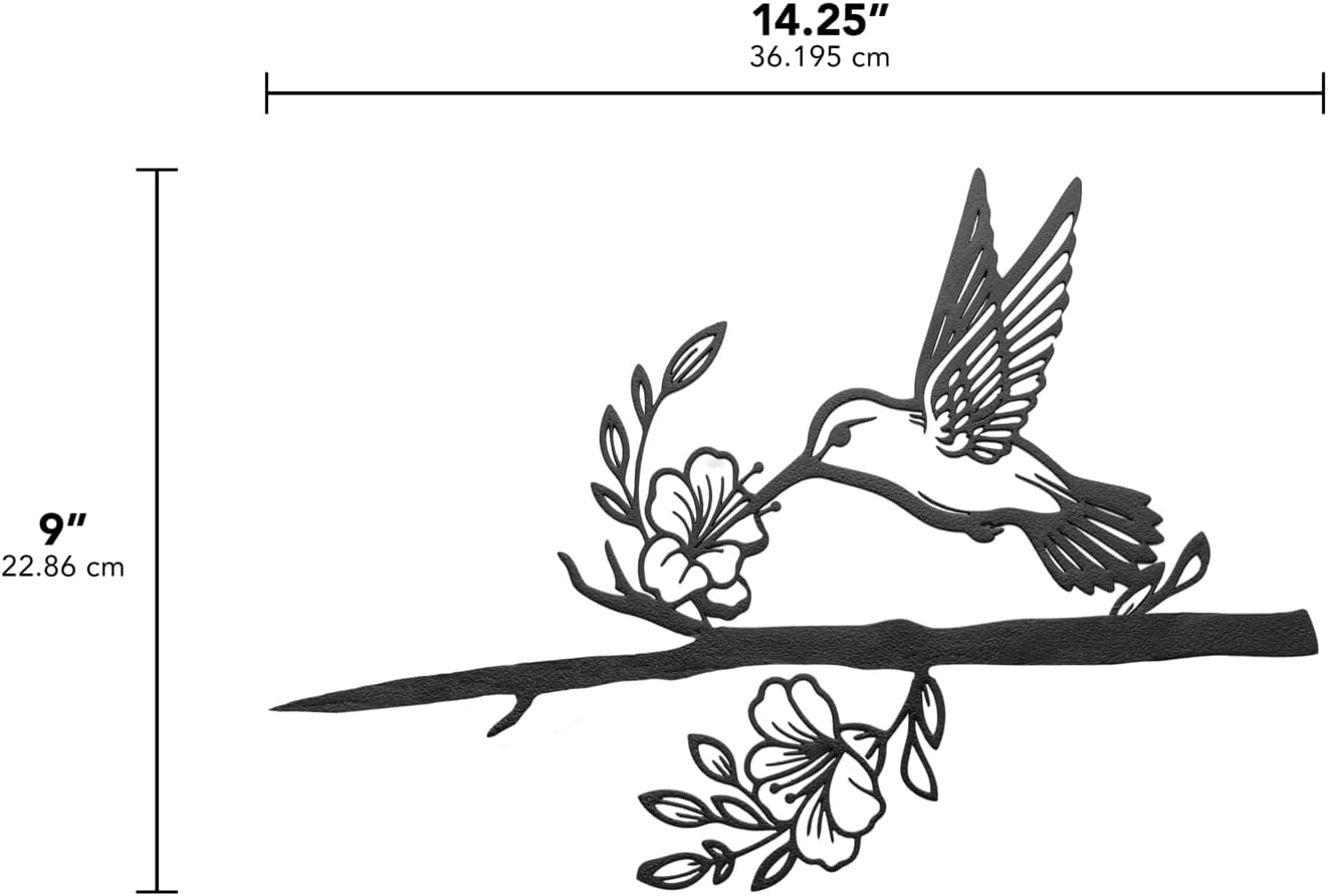 Whitehall Tree Spike Silhouette - Hummingbird