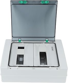 Caixa de junção elétrica, caixa de distribuição de 24 vias, caixa de junção de distribuição à prova d'água em trilho DIN IP65 para eletricidade interna e externa/257