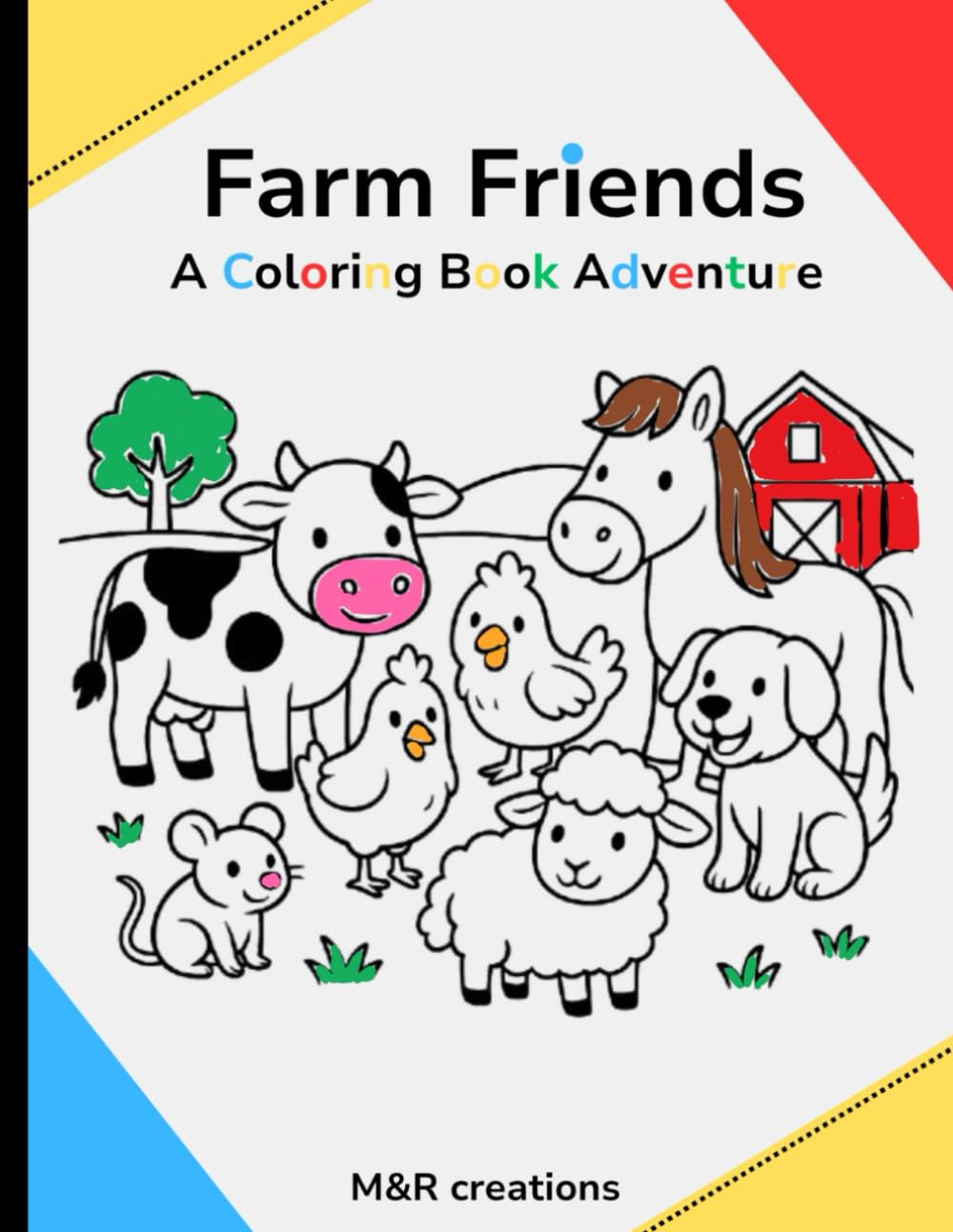 Farm coloring book: Adventure coloring book