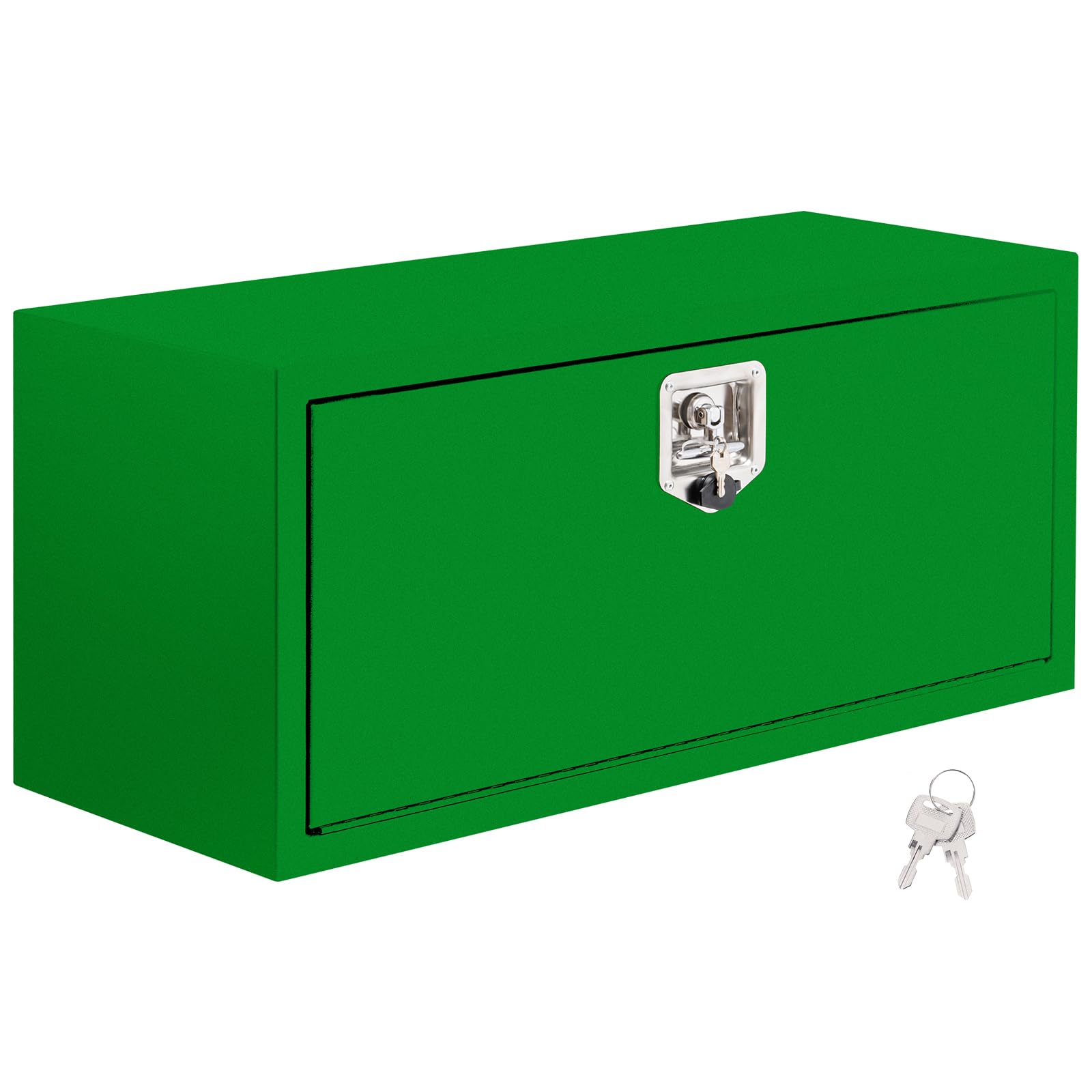 Heavy-Duty Underbody Truck Tool Box 24x14x16in, Lockable Waterproof Steel