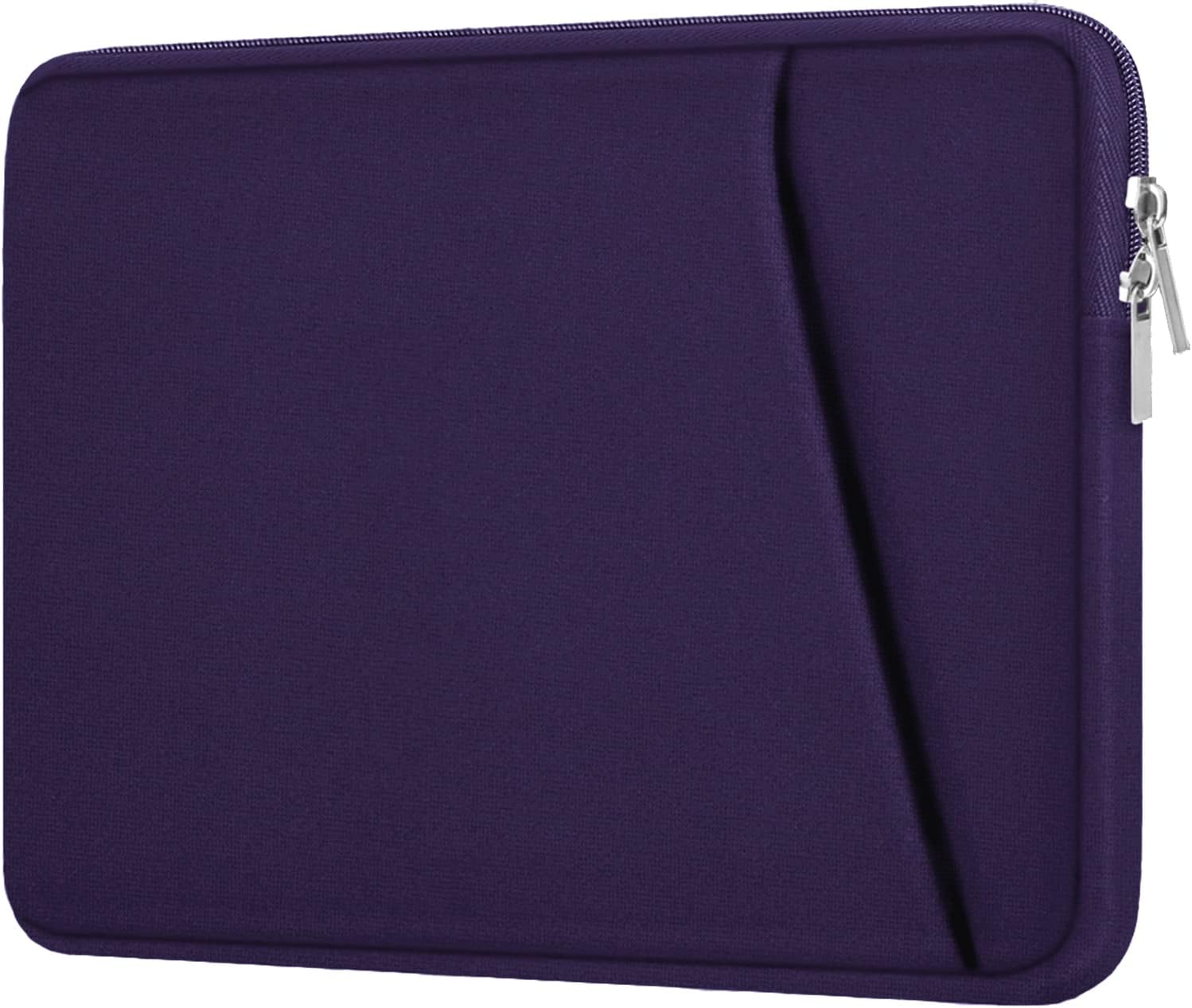 Laptop Sleeve 14 inch, Durable Carrying Bag Shockproof Protective Case Cover, Handbags Briefcase Laptop Bag Compatible with 14" MacBook Air/Pro HP Asus Lenovo Notebook Computer, Purple