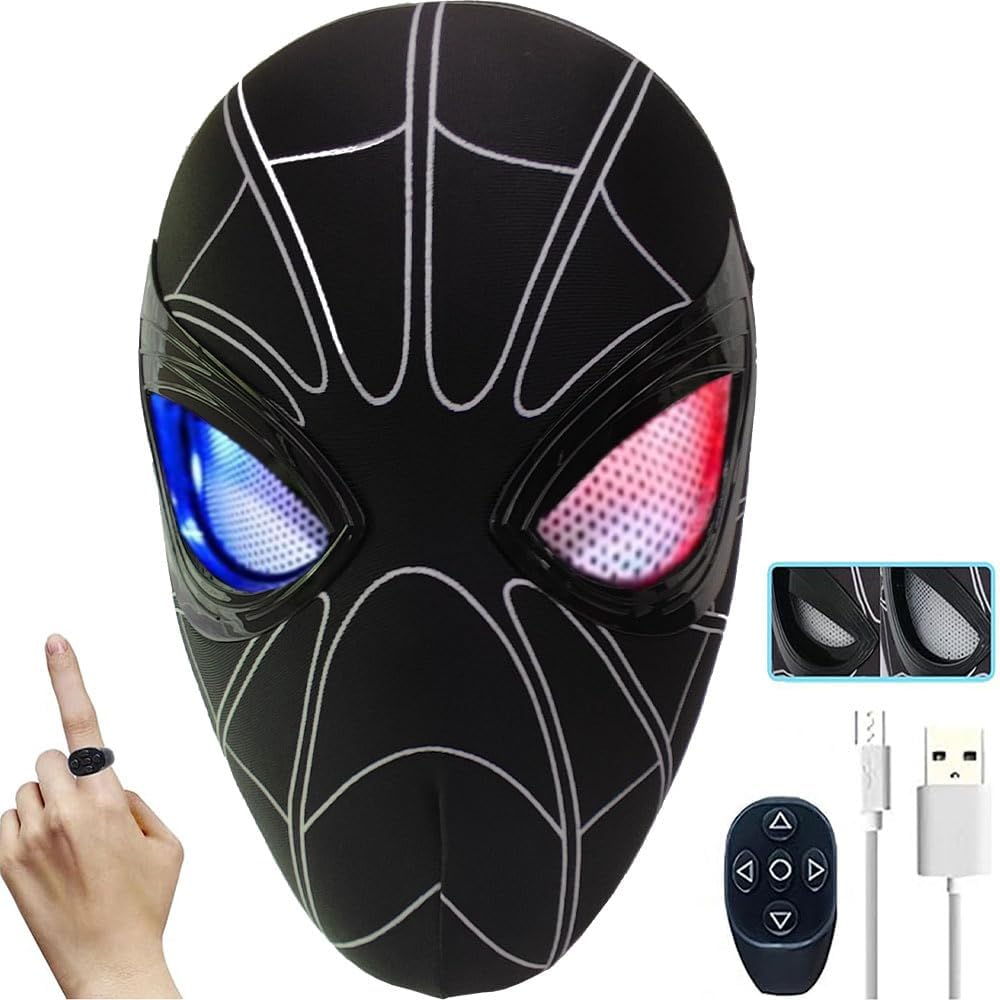 Amazon.co.jp: 動く目つきハロウィンヒーローマスク、リング