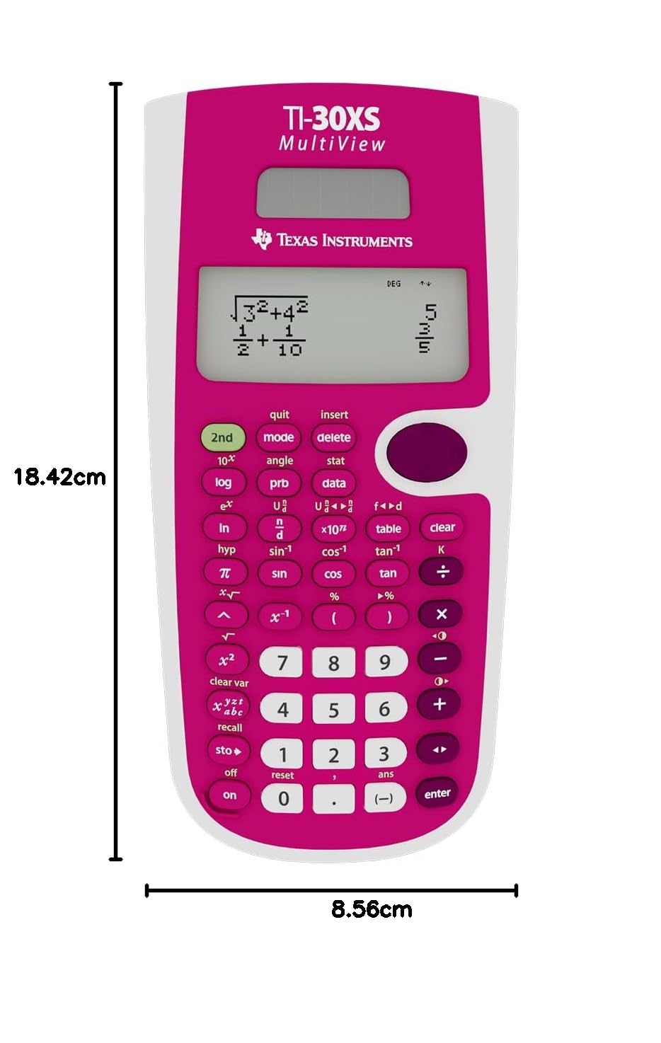 Texas Instruments TI-30 X S Multiview calculadora científica (rosa)
