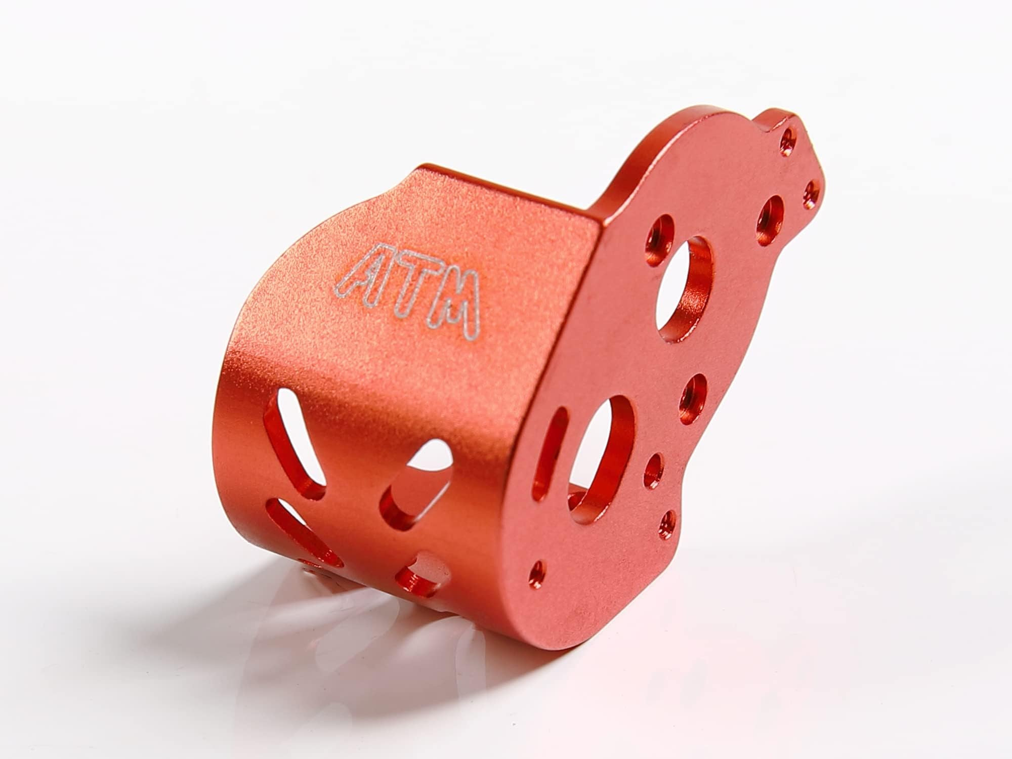 CNC Aluminum 1:36 Scale Team Losi Micro Motor Mount Set Upgrade Part (Orange)