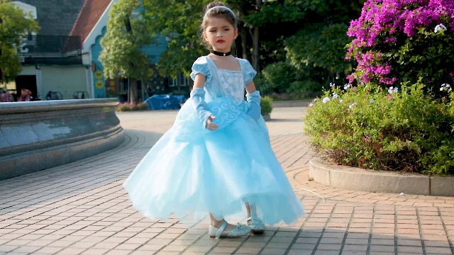 Vestido de Princesa Cenicienta para Niñas miniatura 7