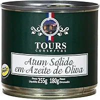 Atum Sólido em Azeite de Oliva Tours Conservas 255g