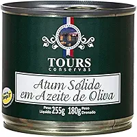 Atum Sólido em Azeite de Oliva Tours Conservas 255g