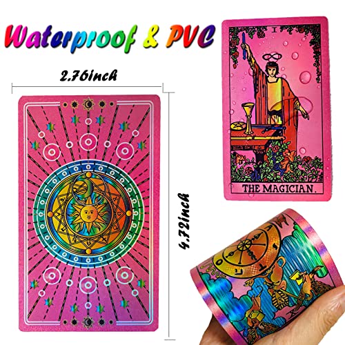 Tarot AGD LIGHTS 78 Cartas Rosa Fluorescente para Principiantes Tarot AGD LIGHTS 78 Cartas Rosa Fluorescente para Principiantes