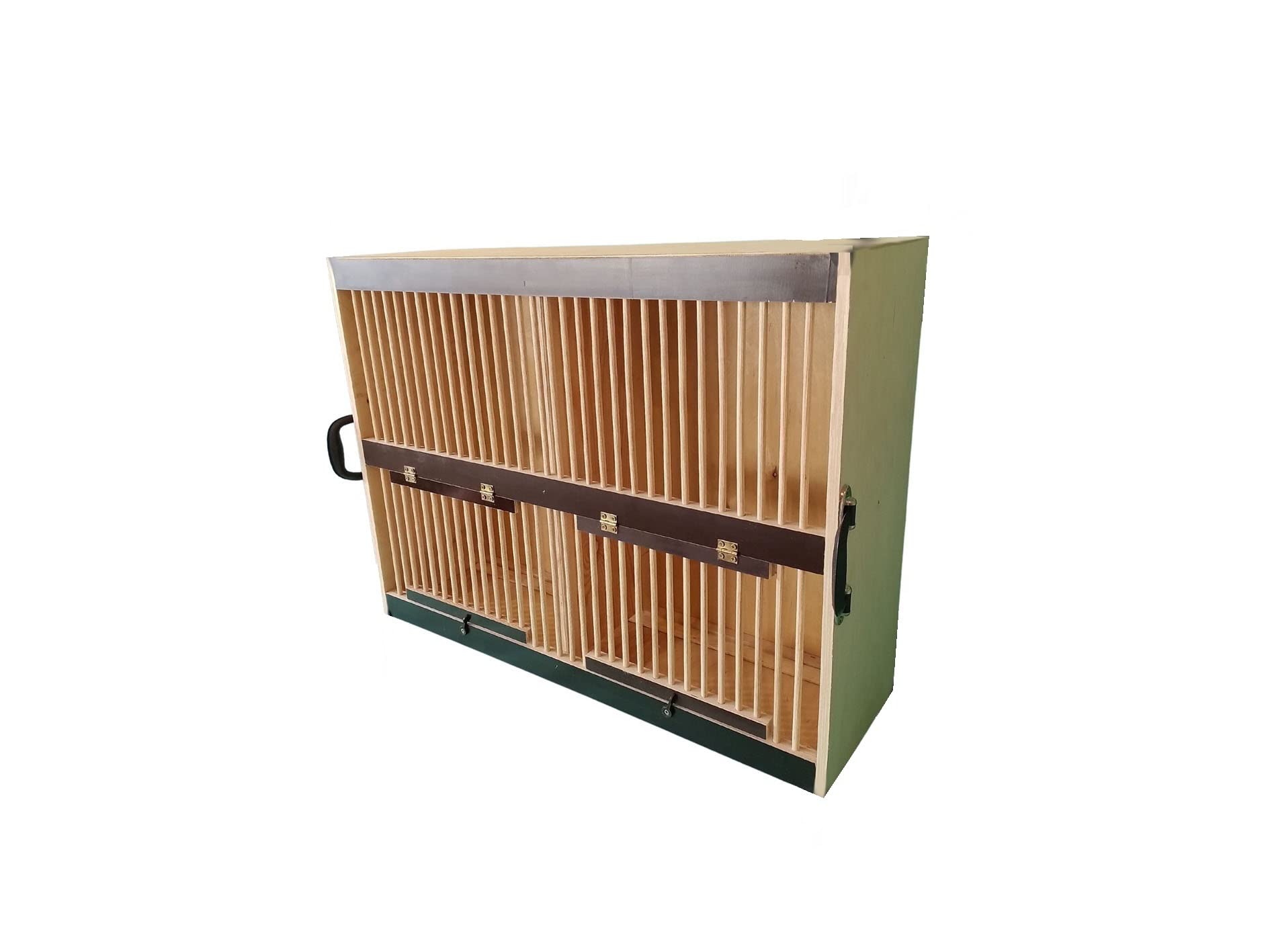 AGROHIT Transportkorb Transportkiste für Tauben mit zwei Abteile 80x40cm/80x60cm (80/60cm)