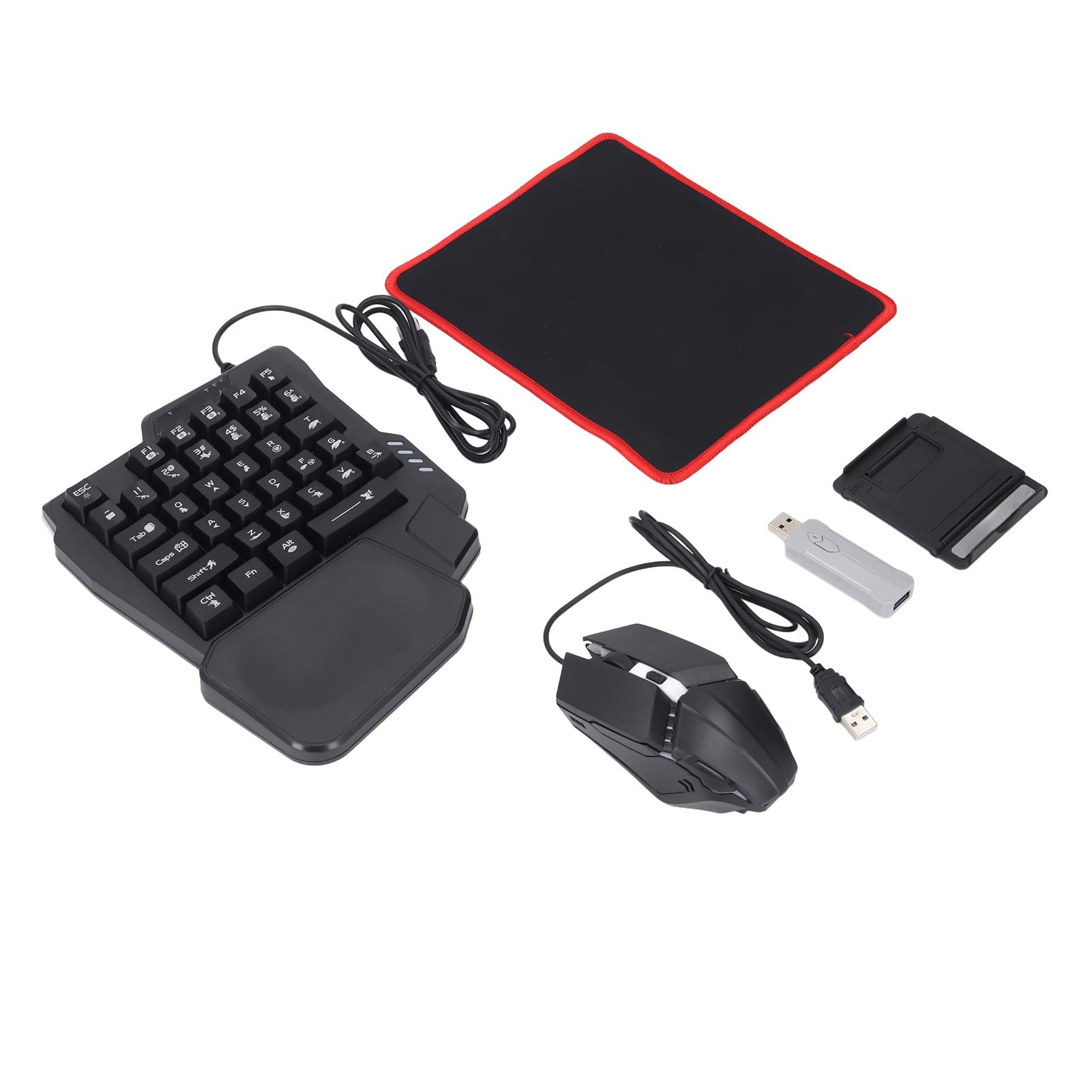 Topiky Convertisseur de Clavier et de Souris pour Manette de Jeu Mobile, Combo Connexion BT 5.2 Stable pour HyperOS